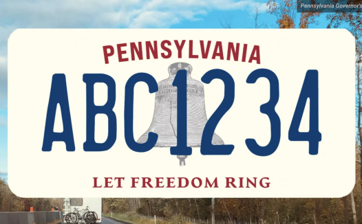 为庆祝美国建国250周年,宾州揭开新车牌设计的面纱